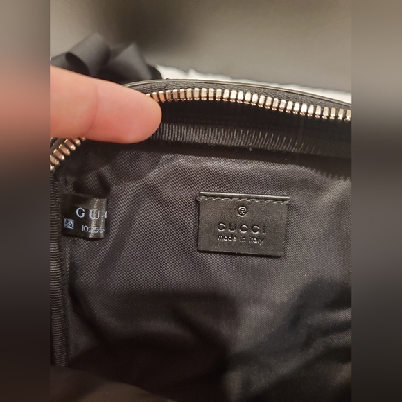 LIKE NEW- Gucci Double Web Belt Bag - Picture 15 of 16